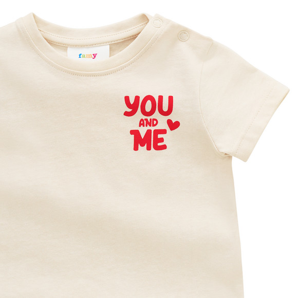 Baby T-Shirt mit Message-Print