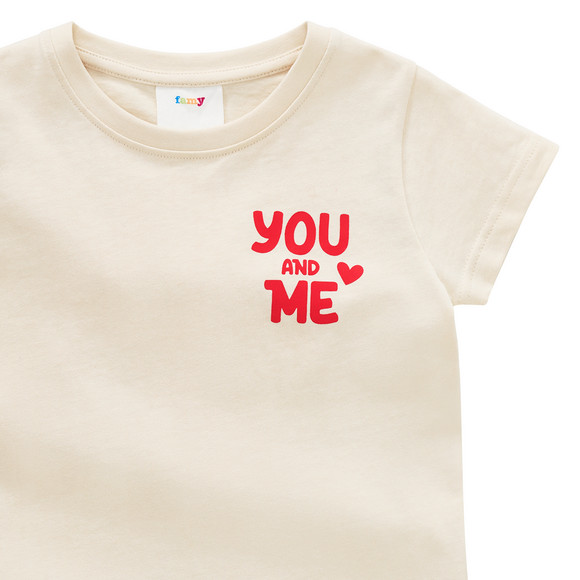 Mädchen T-Shirt mit Message-Print