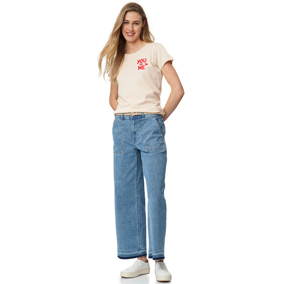 Damen T-Shirt mit Message-Print