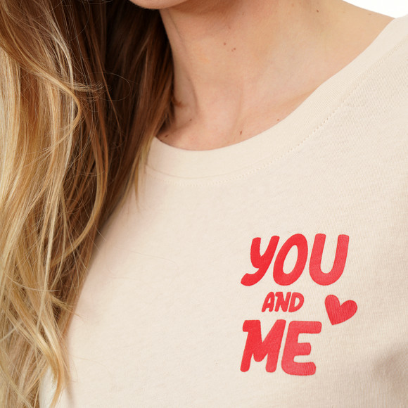 Damen T-Shirt mit Message-Print