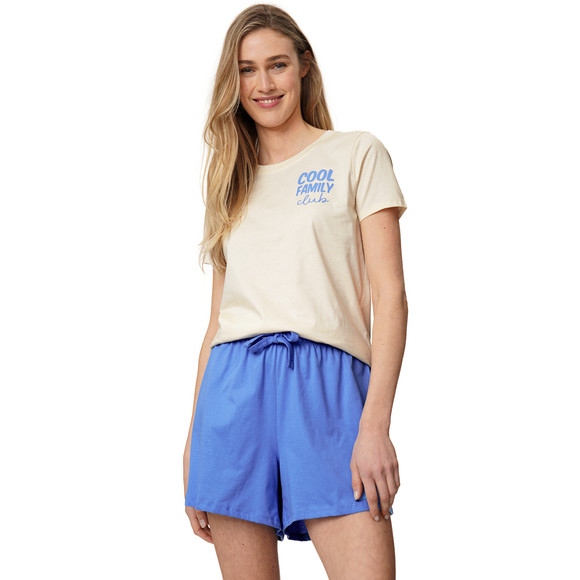 Damen Shorty mit Message-Print