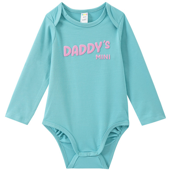 3 Baby Langarmbodys mit gummiertem Print