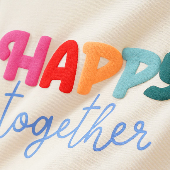 3 Baby Langarmbodys mit gummiertem Print