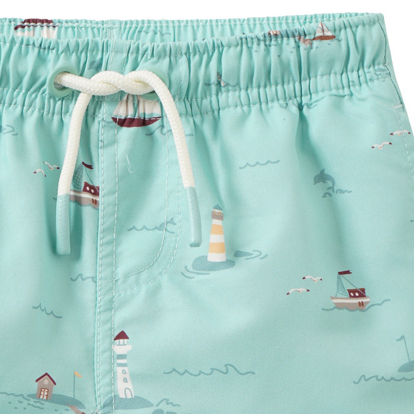 Baby Badeshorts mit Segelschiffen