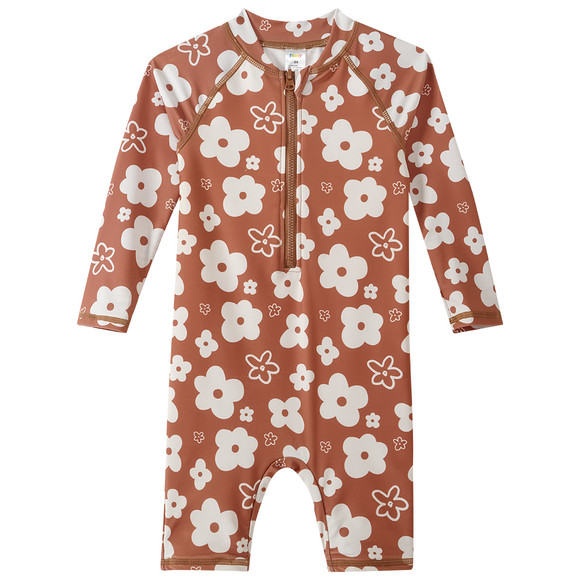 Baby UV-Badeoverall mit Blumen UPF40