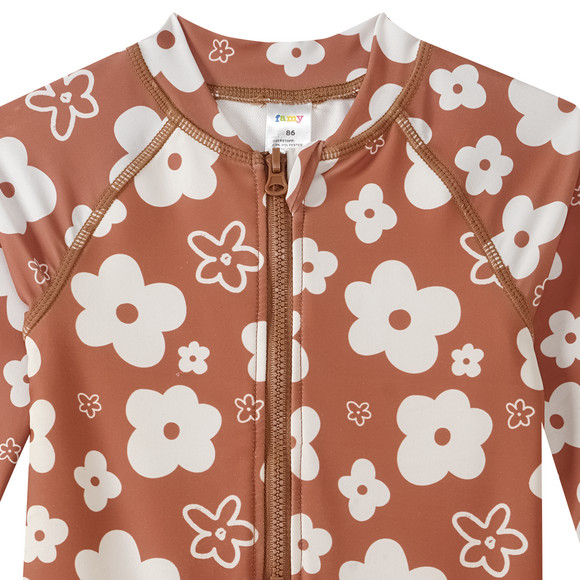 Baby UV-Badeoverall mit Blumen UPF40