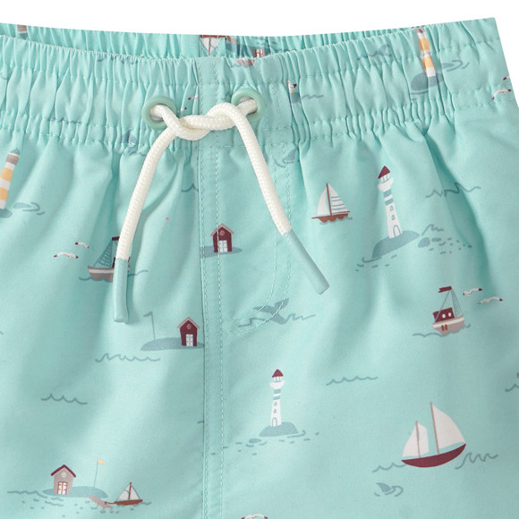 Jungen Badeshorts mit Segelschiffen