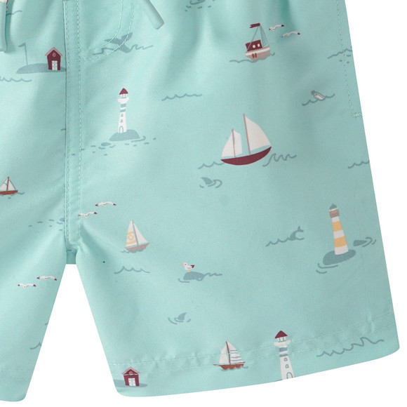 Jungen Badeshorts mit Segelschiffen