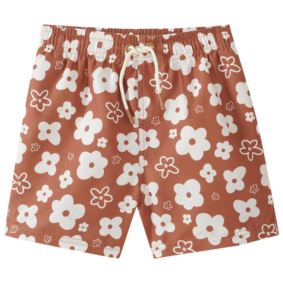 Jungen Badeshorts mit Blumen-Allover