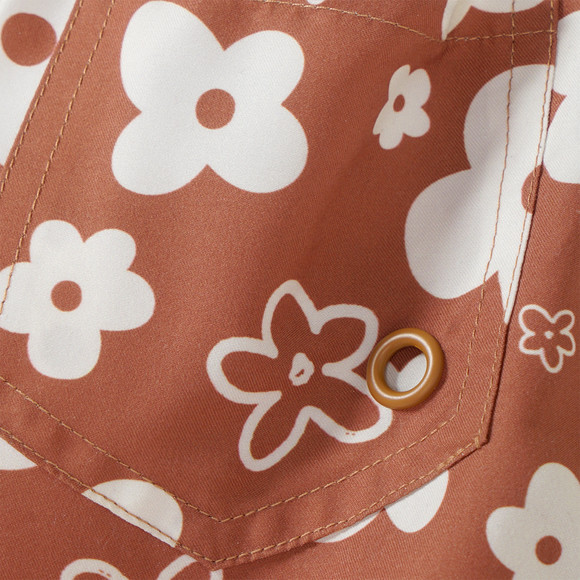 Jungen Badeshorts mit Blumen-Allover