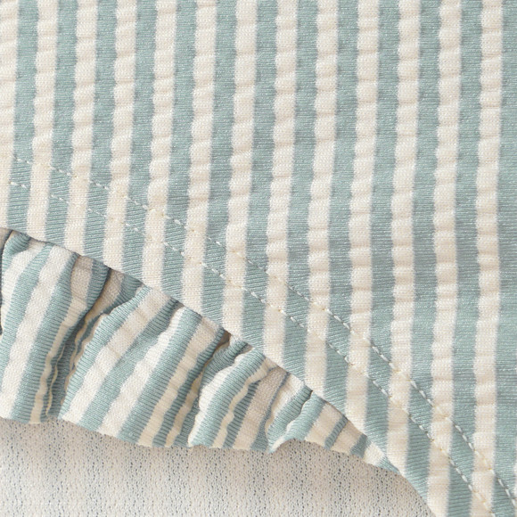 Mädchen Badeanzug mit Seersucker-Streifen