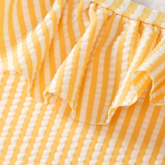 Baby Badeanzug mit Seersucker-Streifen