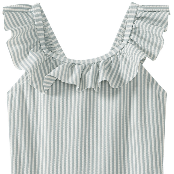 Baby Badeanzug mit Seersucker-Streifen