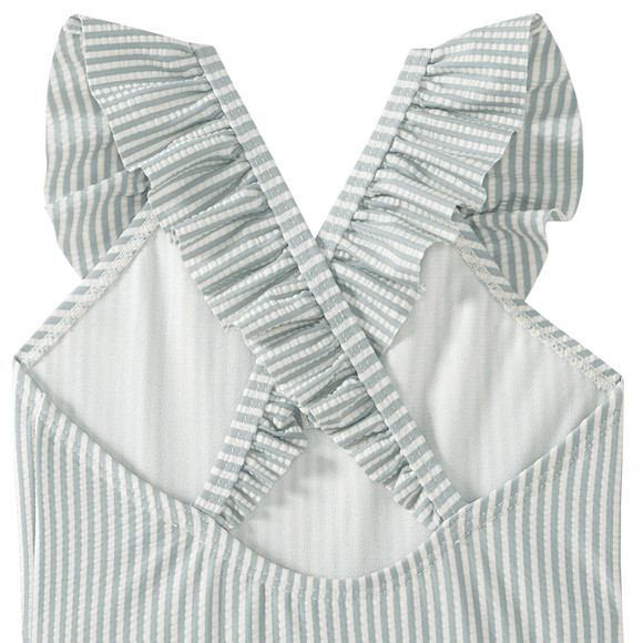 Baby Badeanzug mit Seersucker-Streifen