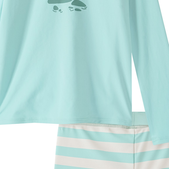 Mädchen UV-Set mit Badeshirt und Hose UPF40