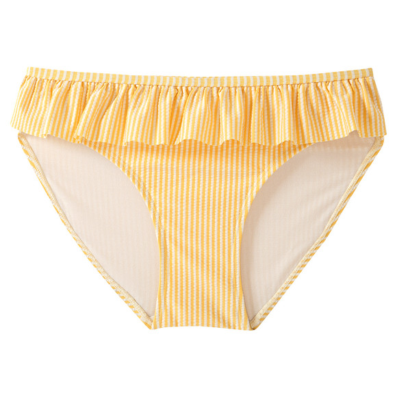 Mädchen Bikini mit Seersucker-Streifen