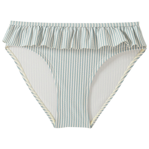 Mädchen Bikini mit Seersucker-Streifen