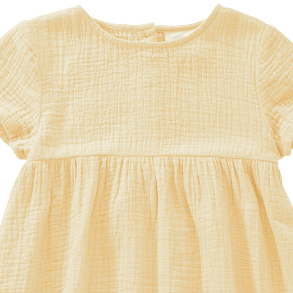 Mädchen Musselin-Kleid mit Teilungsnaht