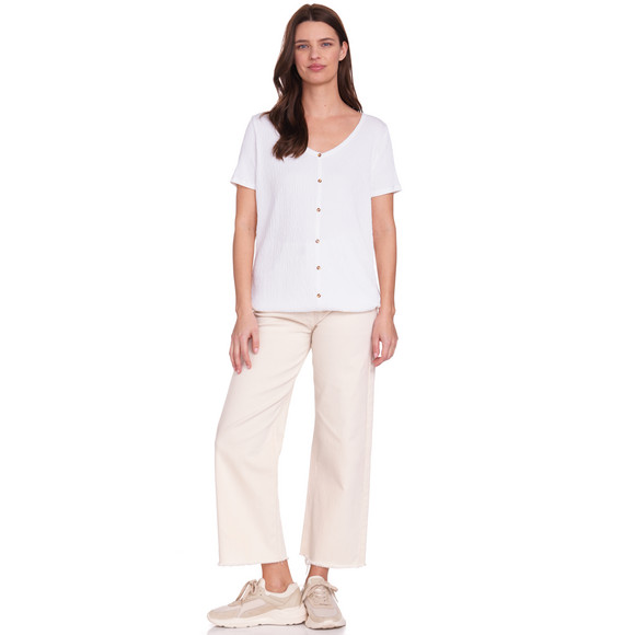 Damen T-Shirt mit Strukturmuster