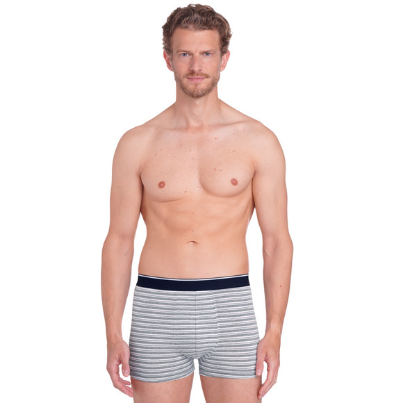 Gestreepte retroshort voor heren