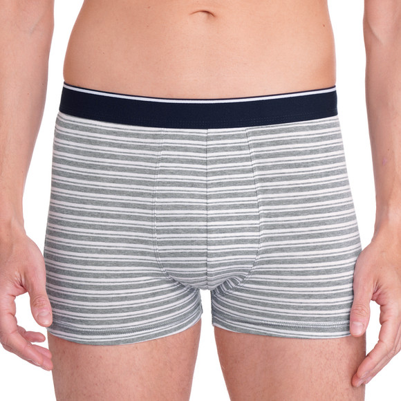 Gestreepte retroshort voor heren