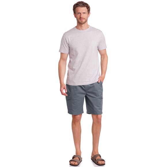 Herencargoshort met elastische tailleband