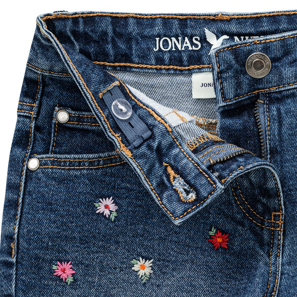 Mädchen Jeansshorts mit Stickerei