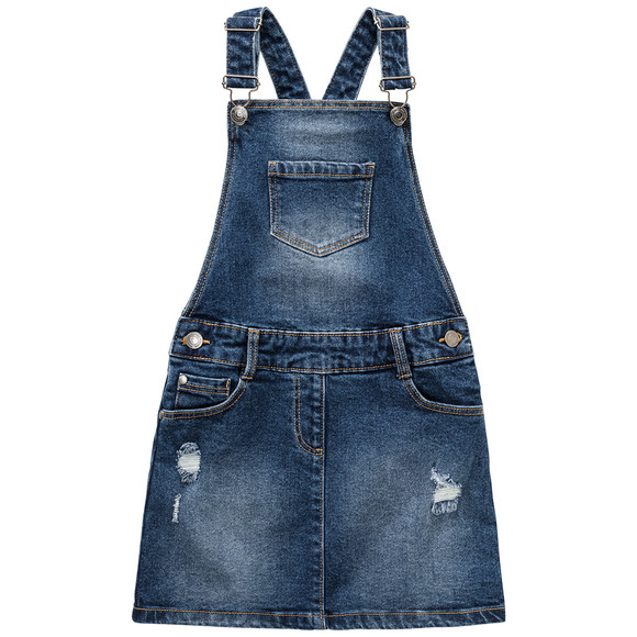 Mädchen Latzkleid mit Used-Details