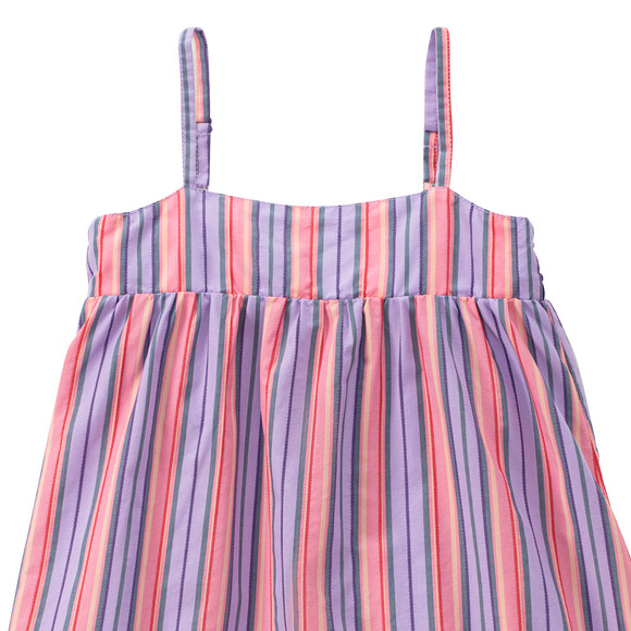 Mädchen Kleid mit Längsstreifen