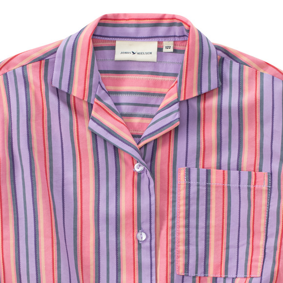 Mädchen Bluse mit Streifen