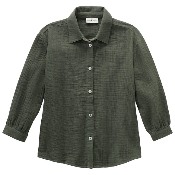 Mädchen Musselin-Bluse aus Bio-Baumwolle