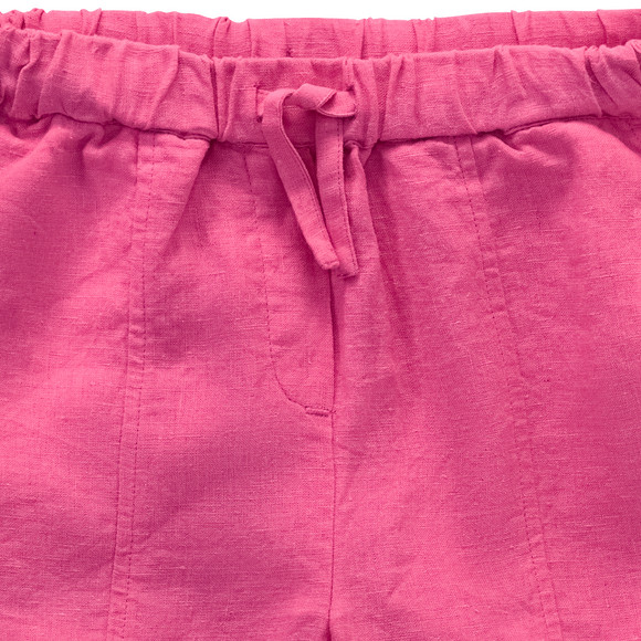 Mädchen Leinen-Shorts mit Tunnelzug