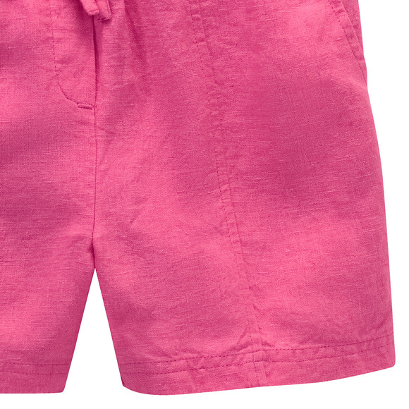 Mädchen Leinen-Shorts mit Tunnelzug