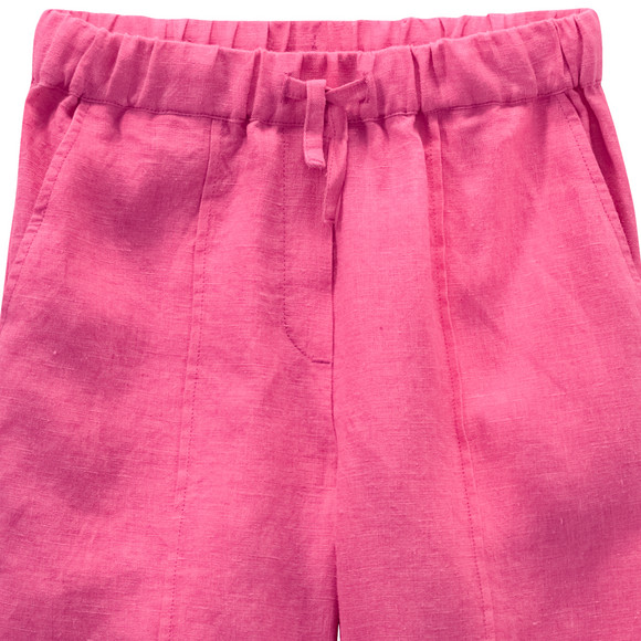 Mädchen Leinen-Hose mit Tunnelzug