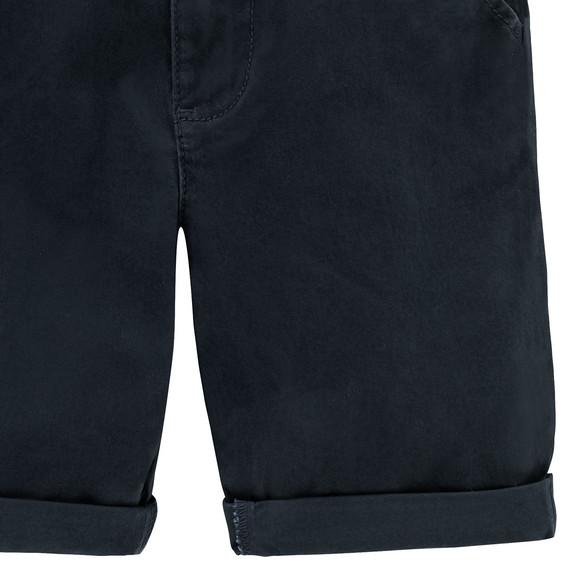 Jungen Bermuda-Shorts in Unifarben