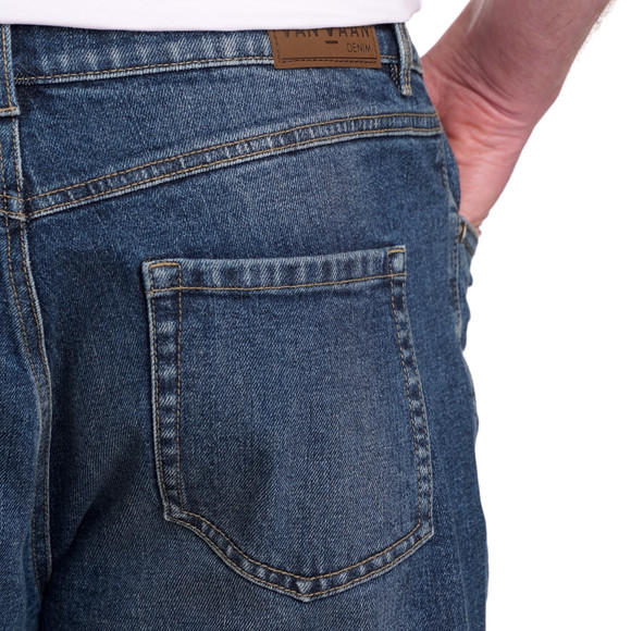 Herren Jeans-Shorts in Denim-Optik