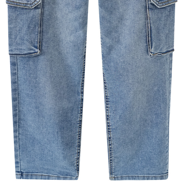 Jungen Straight-Jeans im Cargo-Style