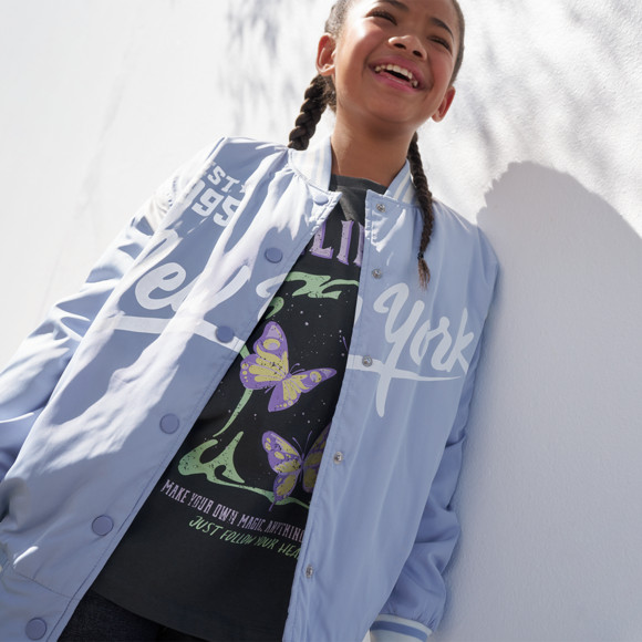 Meisjes Jassen met een college look