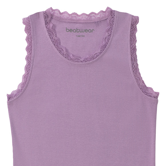 Mädchen Top mit Spitze