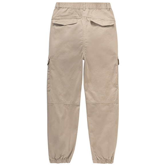Mädchen Cargohose unifarben