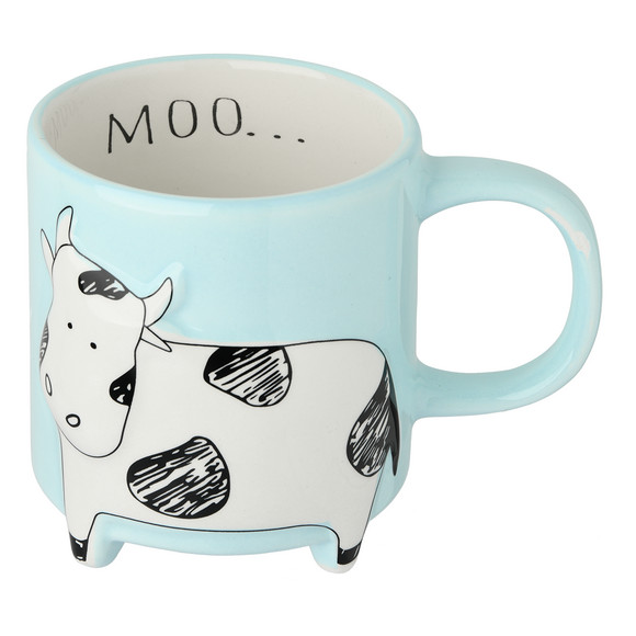 Tasse mit Kuh-Motiv