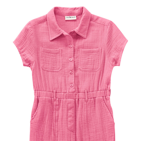 Mädchen Musselin-Jumpsuit aus Bio-Baumwolle