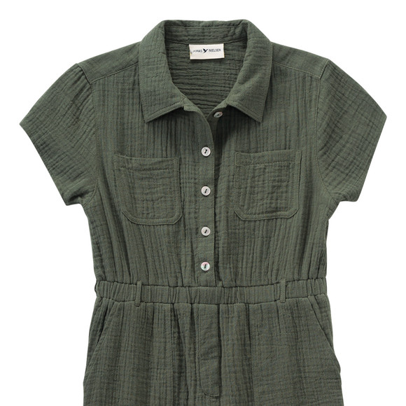 Mädchen Musselin-Jumpsuit aus Bio-Baumwolle
