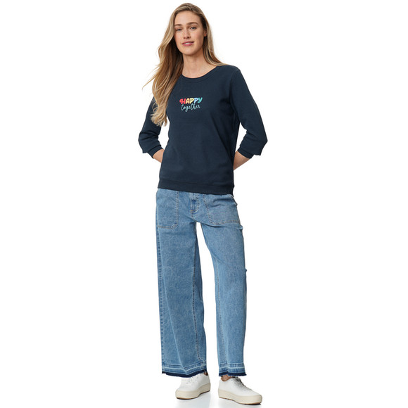 Damen Sweatshirt mit Message-Print