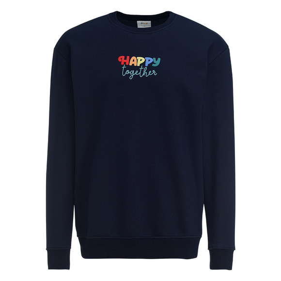 Herren Sweatshirt mit Message-Print
