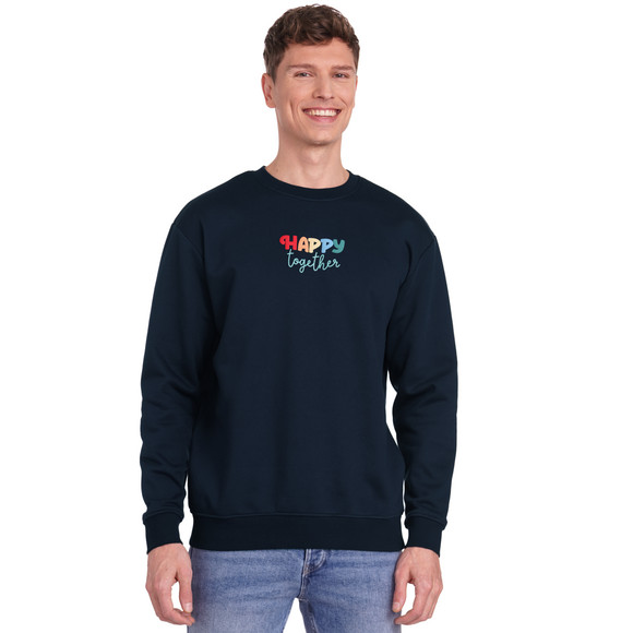 Herren Sweatshirt mit Message-Print