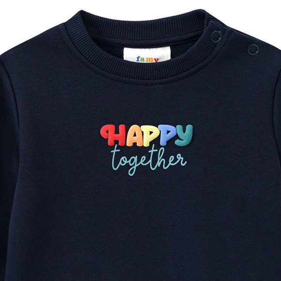 Baby Sweatshirt mit Message-Print