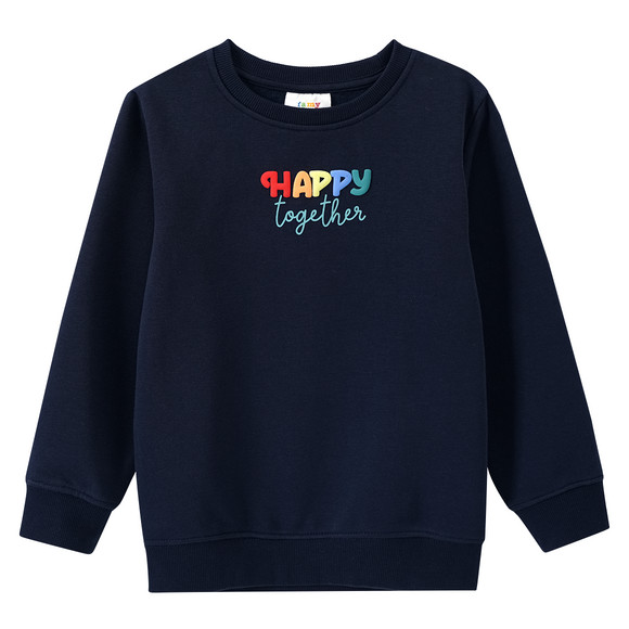 Kinder Sweatshirt mit Message-Print