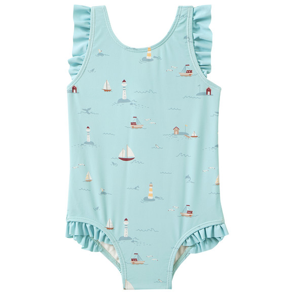 Baby Badeanzug mit Segelschiffen