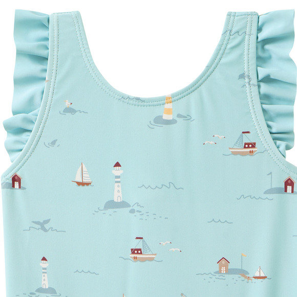 Baby Badeanzug mit Segelschiffen